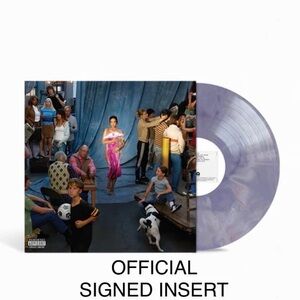 SIGNED INSERT - Sealed Demi Lovato it's not that deep colored vinyl standard